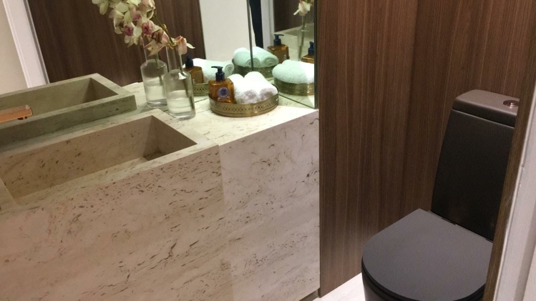 lavabo apartamento decorado cyano exclusive residences
