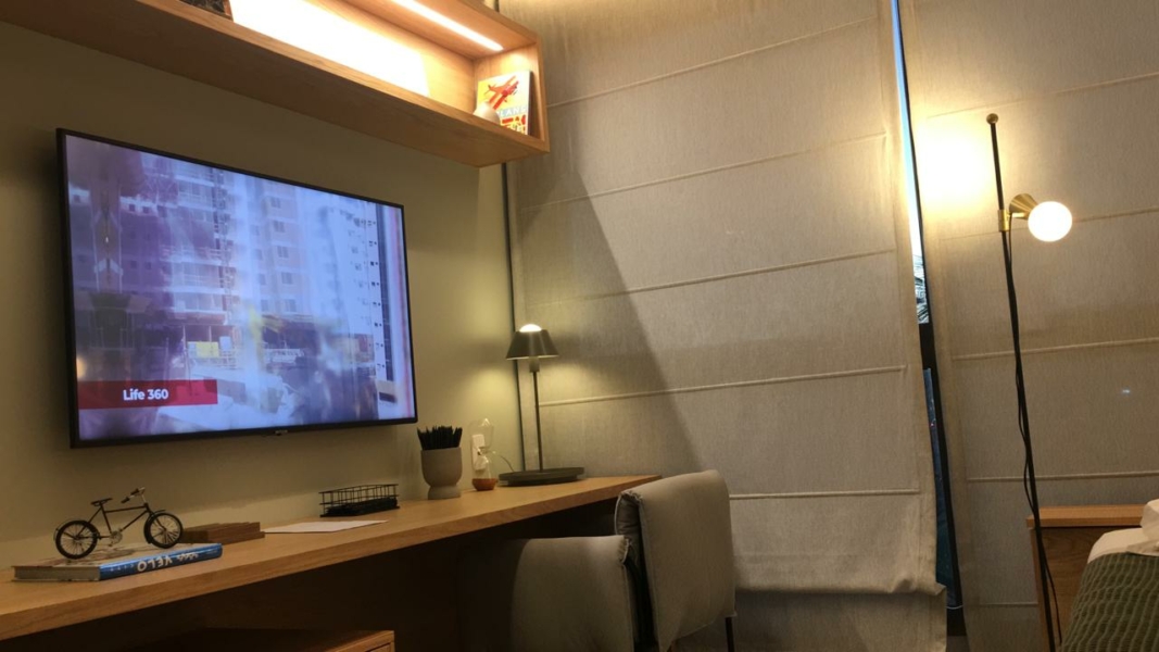 escritorio apartamento decorado cyano exclusive residences