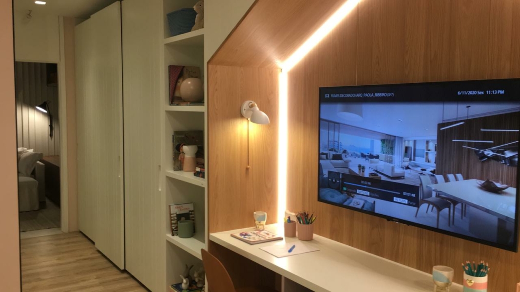 quarto suite apartamento decorado cyano exclusive residences